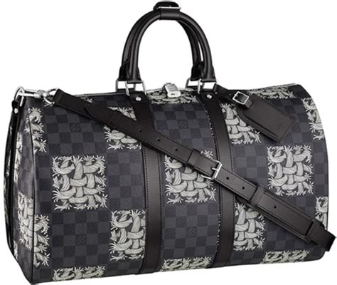 supreme louis vuitton duffle bag|Louis Vuitton checkered duffle bag.